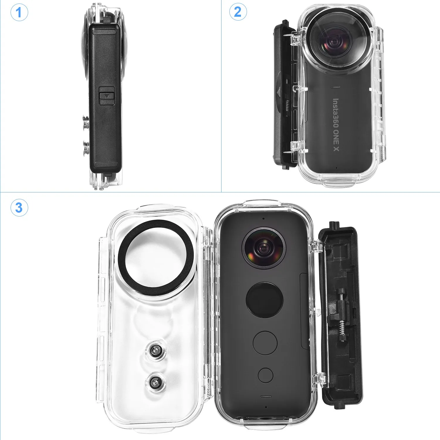 Pаспродажа Чехол для подводной экшн-камеры Insta360 ONE X, 30 м/90 футов
