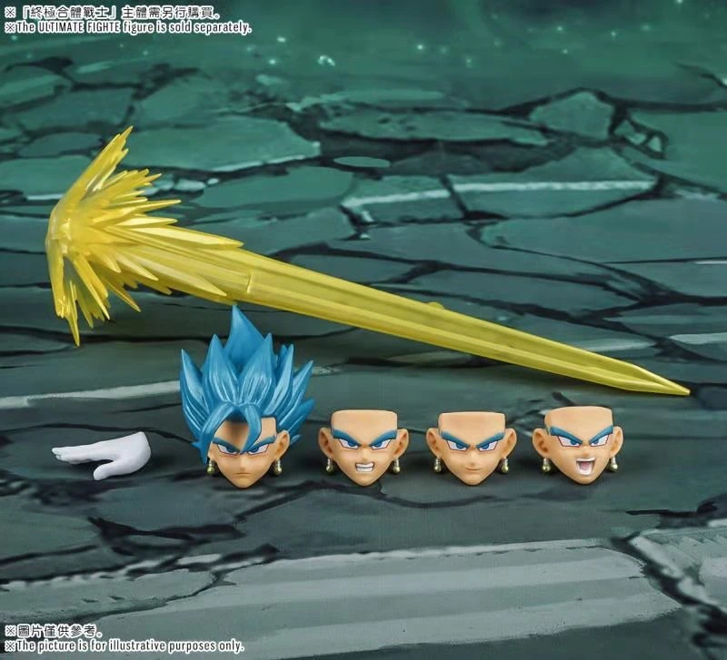 Demoniacal подходит для Dragon Ball Z DBZ shf Ultimate God Blue Vegetto хедsculpt Набор Фигурки 18 заказов