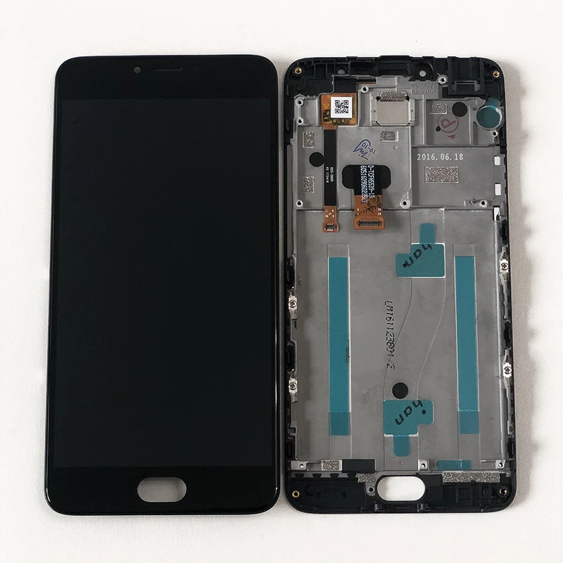 M& Sen для 5," Meizu m3 Note M681Q M681H M681C ЖК-дисплей+ сенсорная панель дигитайзер с рамкой(не для L681H