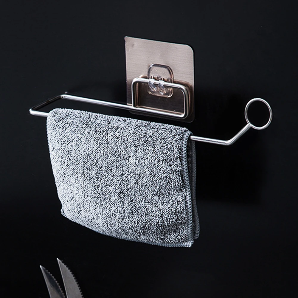 Клейкий держатель для кухонной бумаги вешалка рулонных салфеток полотенец