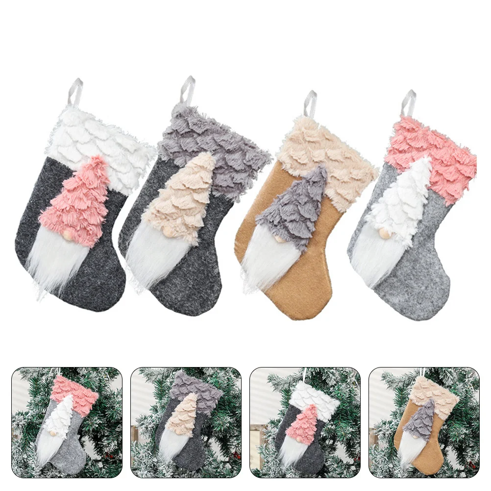 

4 шт., декоративные подвески для новогодней ёлки