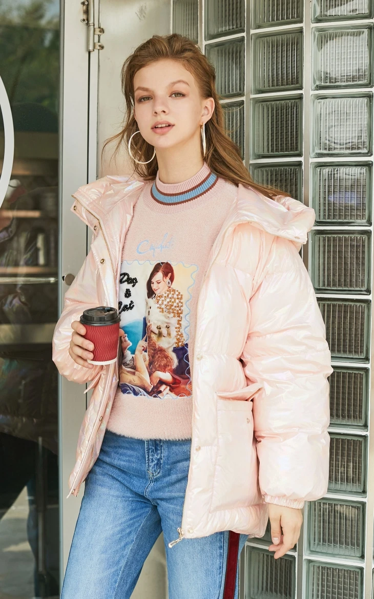 Vero Moda Женское зимнее цветное тканевое пальто с капюшоном и кулиской | 319422501