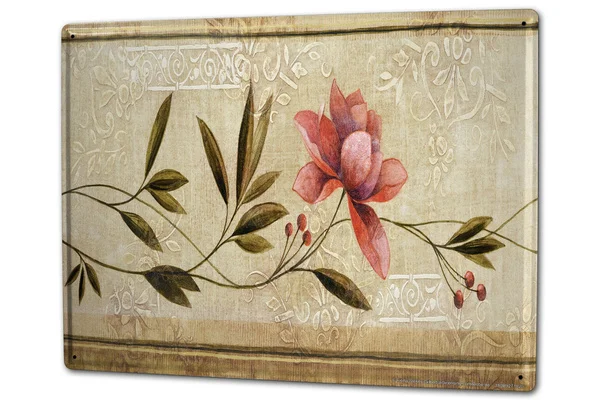 

Tin Sign Flower Shop Red Fruit Coffee Bar Decoration Home Decor