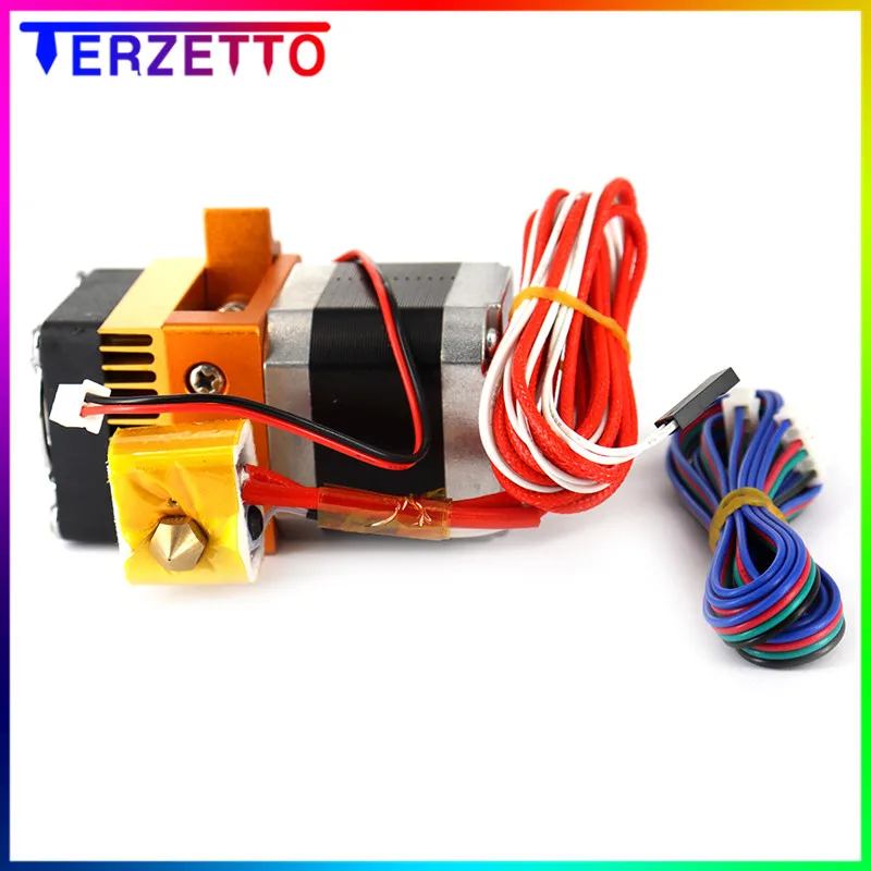 mk8 extruder kit head j head hotend 0 4mm nozzle 1 75mm filament extrusion 3d printers parts with box motor throat aluminum part free global shipping