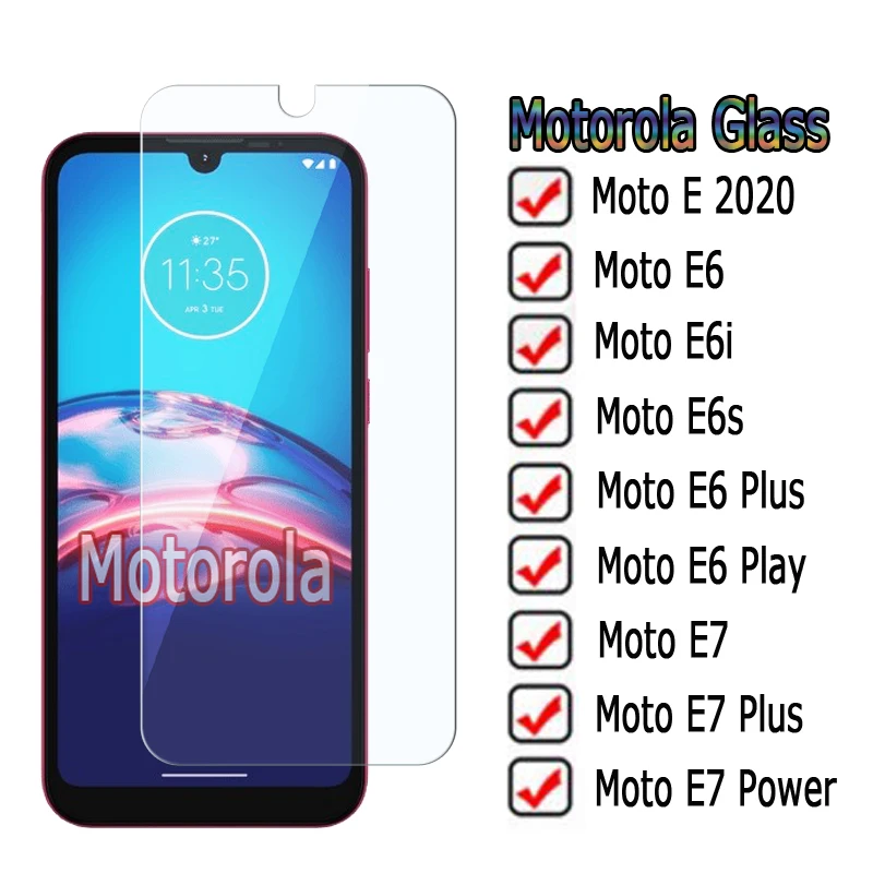 

Glass For Motorola Moto E7 E6s E6i E6 Plus Play Power E 2020 Cover Screen Protector Film On Motorola E E6 E7 Plus Tempered Glass
