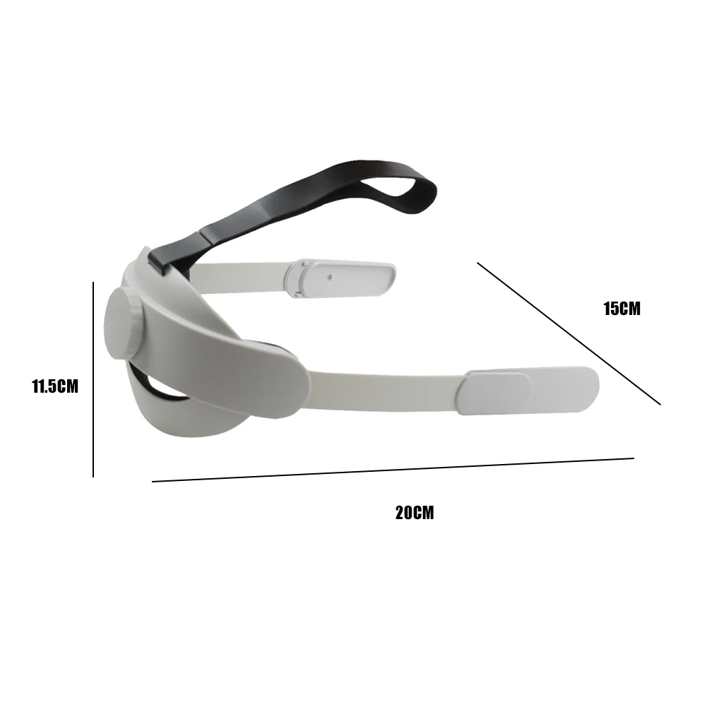 

Adjustable VR Headset Head Fixing Strap Sponge Pad Headwear for Oculus Quest 2 Virtual RealityAccessories