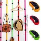 Нейлоновая вешалка, более Дверные ремни крючков, регулируемая, для шляп, сумок, Дверные ремни