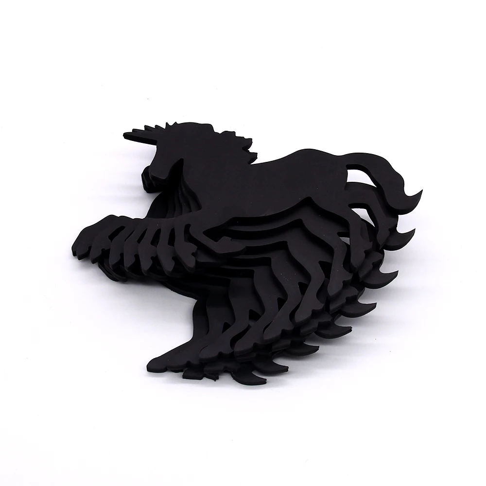 Carveman Ins/Лидер продаж дизайн с рисунком единорога декоративные 3dwall Стикеры