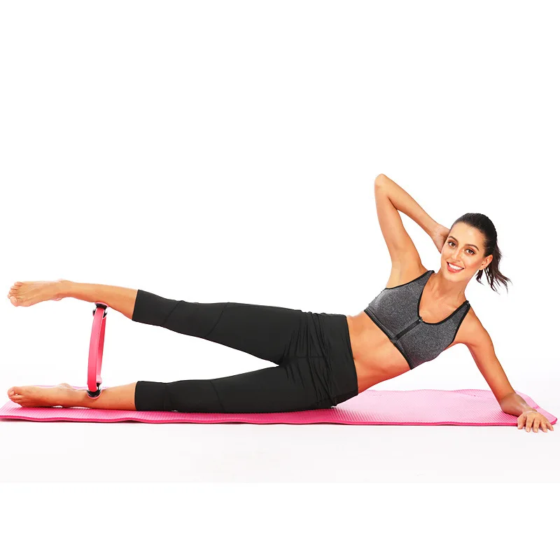 

38cm Yoga Fitness Pilates Ring Women Girls Circle Magic Dual Exercise Home Gym Workout Sports Lose Weight Body Resistance 5color
