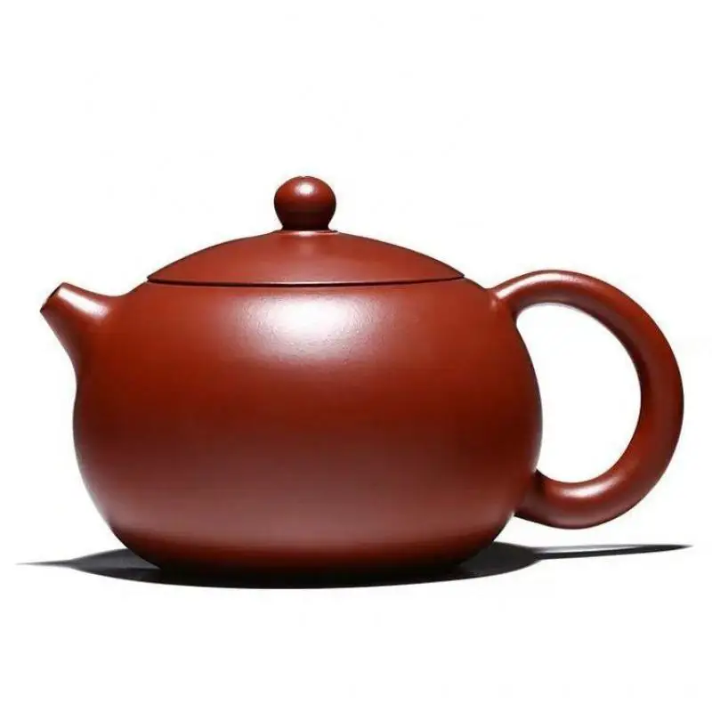 

Yixing Purple Clay Teapot Pot Handmade Dahongpao Xishi Ball Hole Set Household Kong Fu Tea Zisha Drinkware Teaware for Green Tea