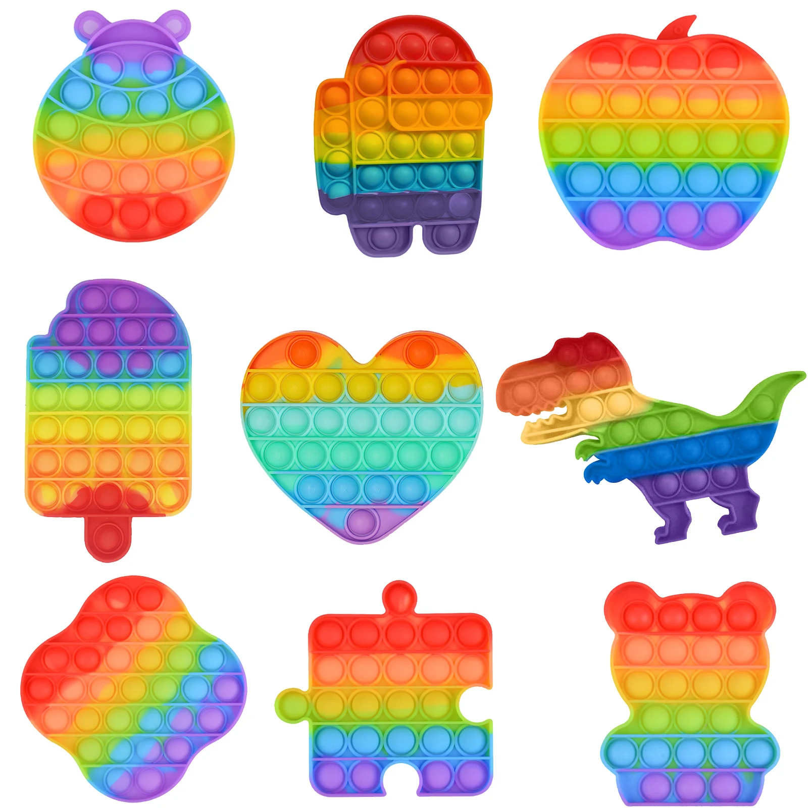 

Пузырьки-антистресс для взрослых, игрушки для снятия стресса, антистресс, сжимаемые игрушки