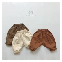 korean childrens clothing autumn childrens pants boys korean pp radish pants girls loose cotton harlan pants