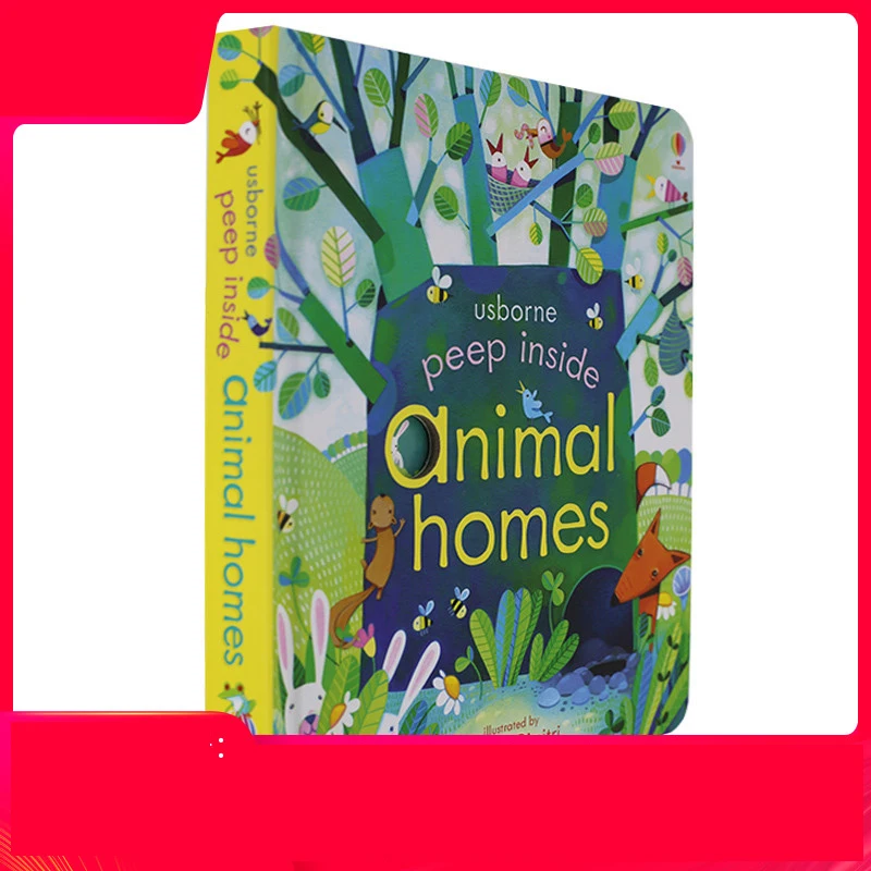 Детские развивающие 3d-книжки с откидной крышкой детские книги животными подарок