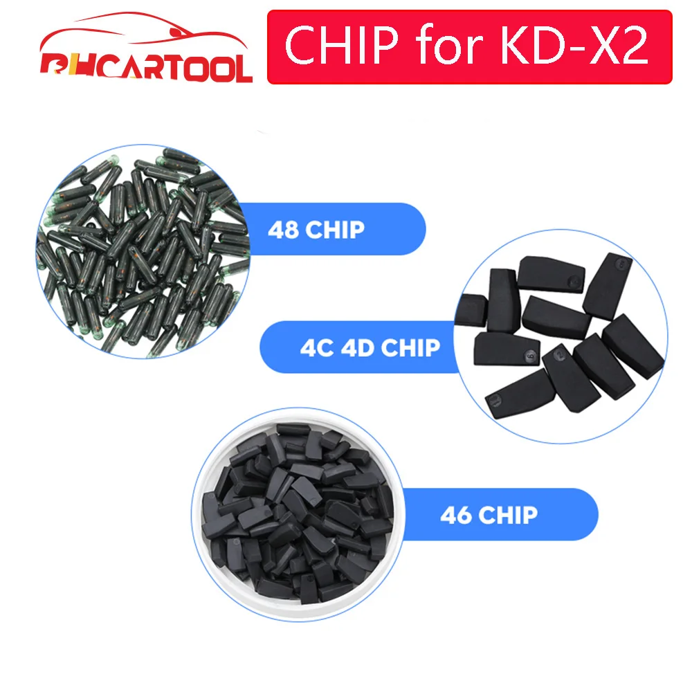 Автомобильные аксессуары 10 шт./лот KD 4C 4D 46 и 48 копия клон чипа специально для KEYDIY X2