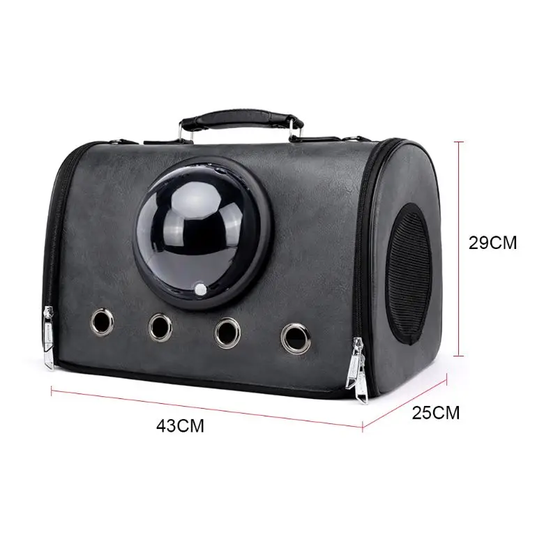 Pet Puppy Carrier Сумка Bubble для экскурсий кожаная сумка через плечо для путешествий для кошек и собак