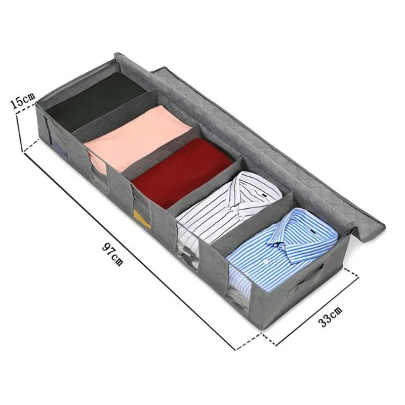 Тканевый мешочек Организатор гардероб Обувная коробка стоит хранение пуховых