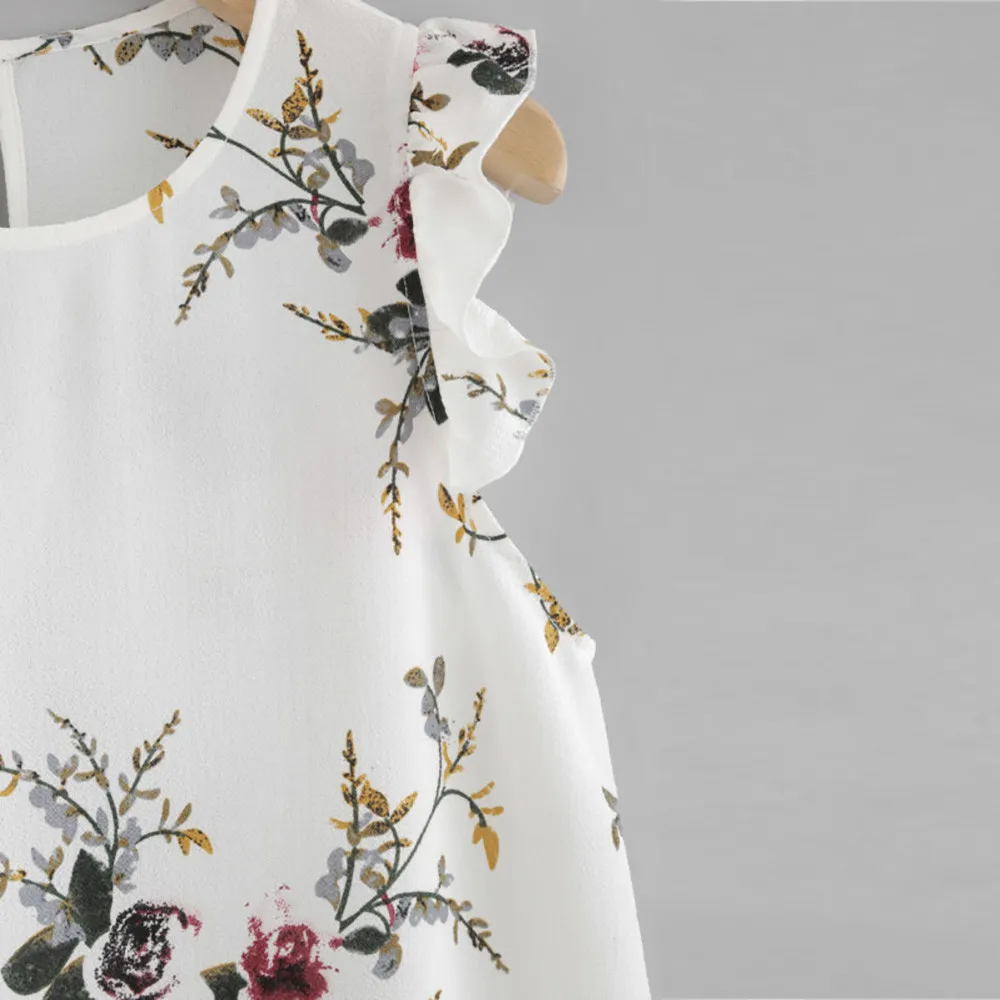 Women Tshirt Floral Print Tube Top Sport Butterfly Sleeve Vest Summer Camiseta Mujer Harajuku T Shirt Haut femme | Женская одежда