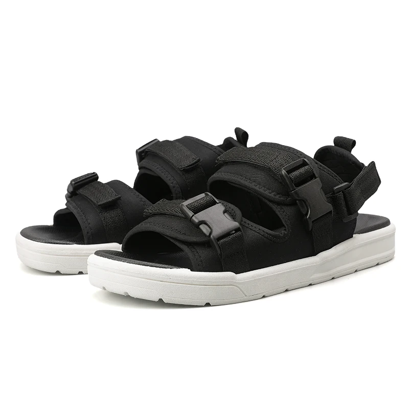 Лидер продаж Повседневная обувь Мужские шлепанцы черного и белого цвета Летние