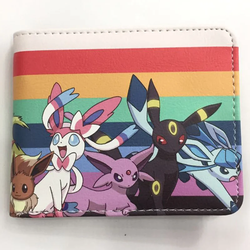 Популярный кошелек из японского аниме с героями мультфильмов милый короткий