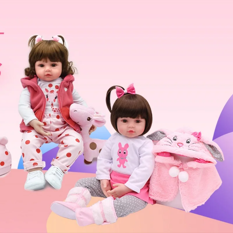 60 см Reborn Baby Dolls силиконовые реалистичные куклы для мальчиков и девочек bebe
