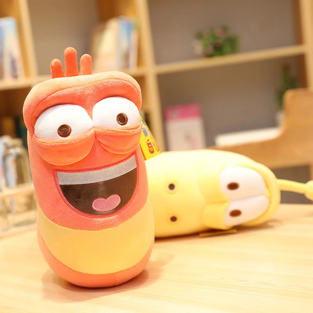 Мультяшные забавные насекомые слизь креативные личинки Плюшевые игрушки Мягкая