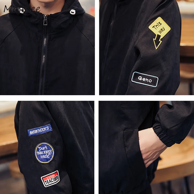 

Parkas Men Hooded Winter Thicker Plus Velvet Printed Harajuku Korean Style Warm Parka Mens Ulzzang Hombres Ropa 2020 Outerwear