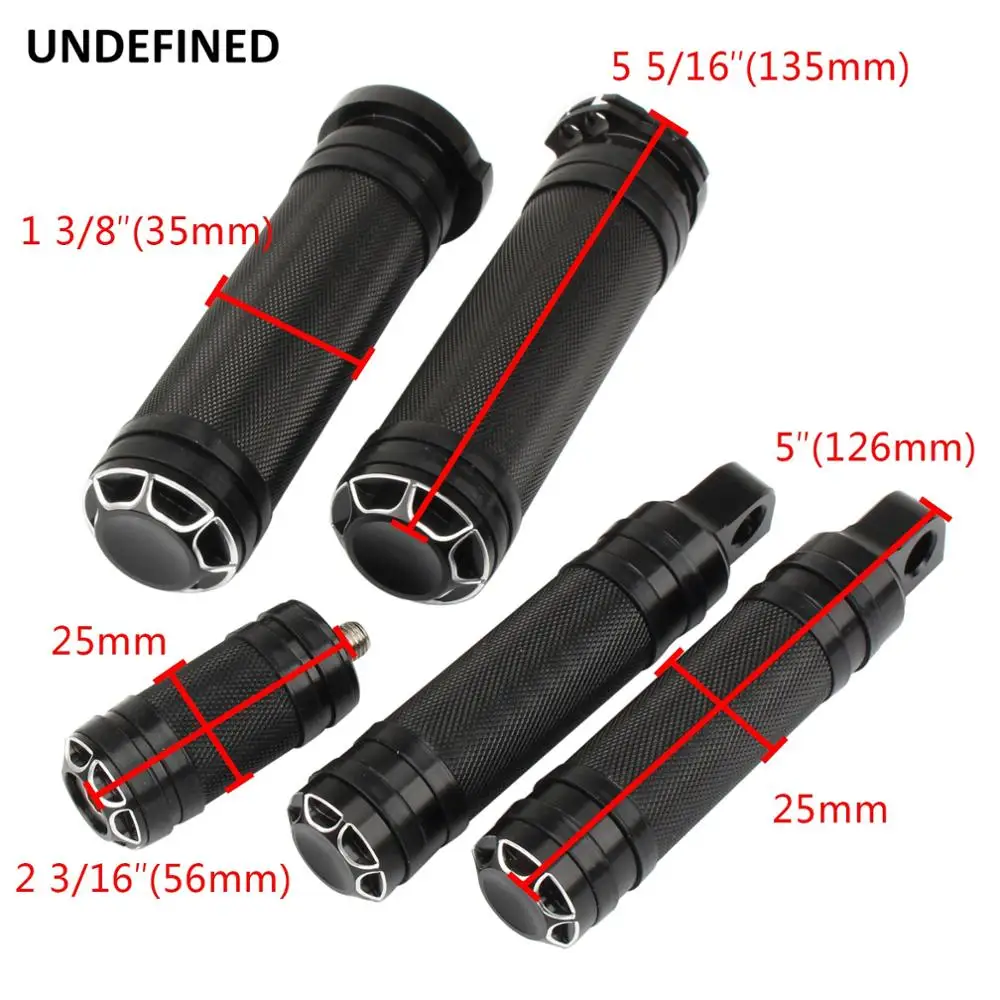 25 мм 1 дюйм ручные Грипсы + Искусственные Рычажные гвозди для Harley Sportster 883 1200 XL XR VRSC