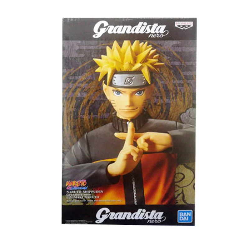 

27CM Original Bandai Anime Naruto Uzumaki Naruto Boxed Scenery Figure Figure, Birthday Gift for Friends or Children
