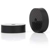 8pcs black carbon fiber hifi stand feet speaker isolation spike audio cd amplifier base pad shoe feet