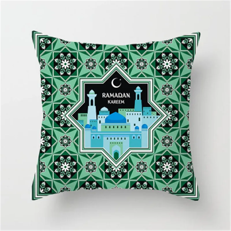 Наволочка с принтом в стиле мусульманской культуры 45x45 см подушка из полиэстера украшение для домашнего
