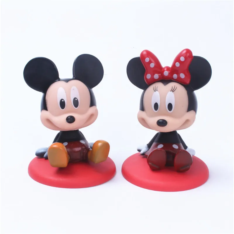 3 шт. Disney Микки Мышь Минни фигурка героя игрушки Фигурки ПВХ Модель Коллекция для