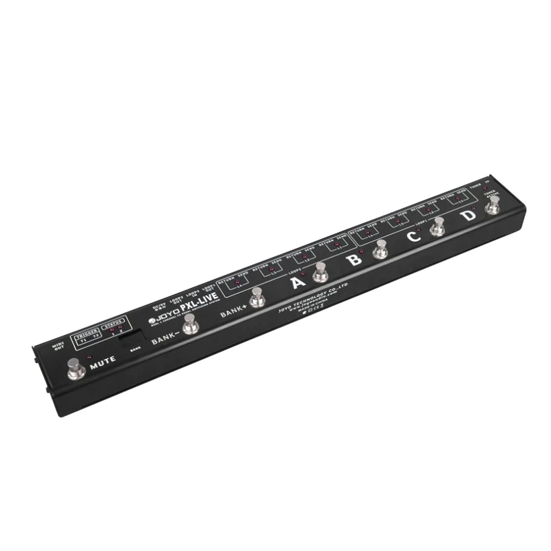 JOYO PXL Live Programable Looper управление станцией Педальный переключатель двойной 4 канала с