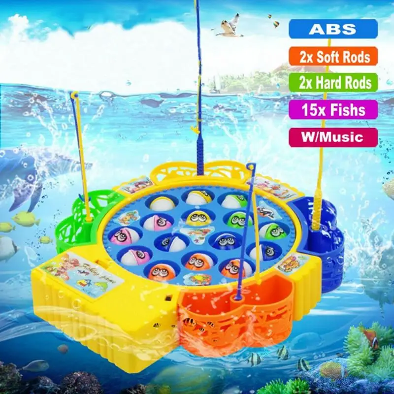 

Детская электрическая вращающаяся рыболовная дисковая игрушка-головоломка родитель-ребенок интерактивные игрушки магнитная пластина для...