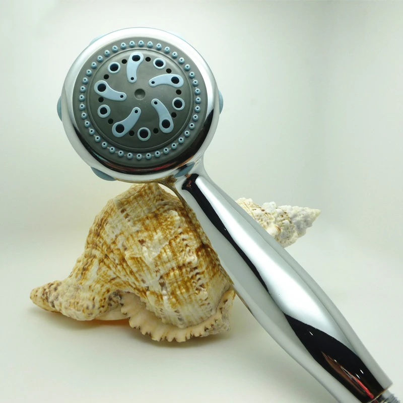 Насадка для душа с массажной и туманной ручкой 4 функции хромированная насадка