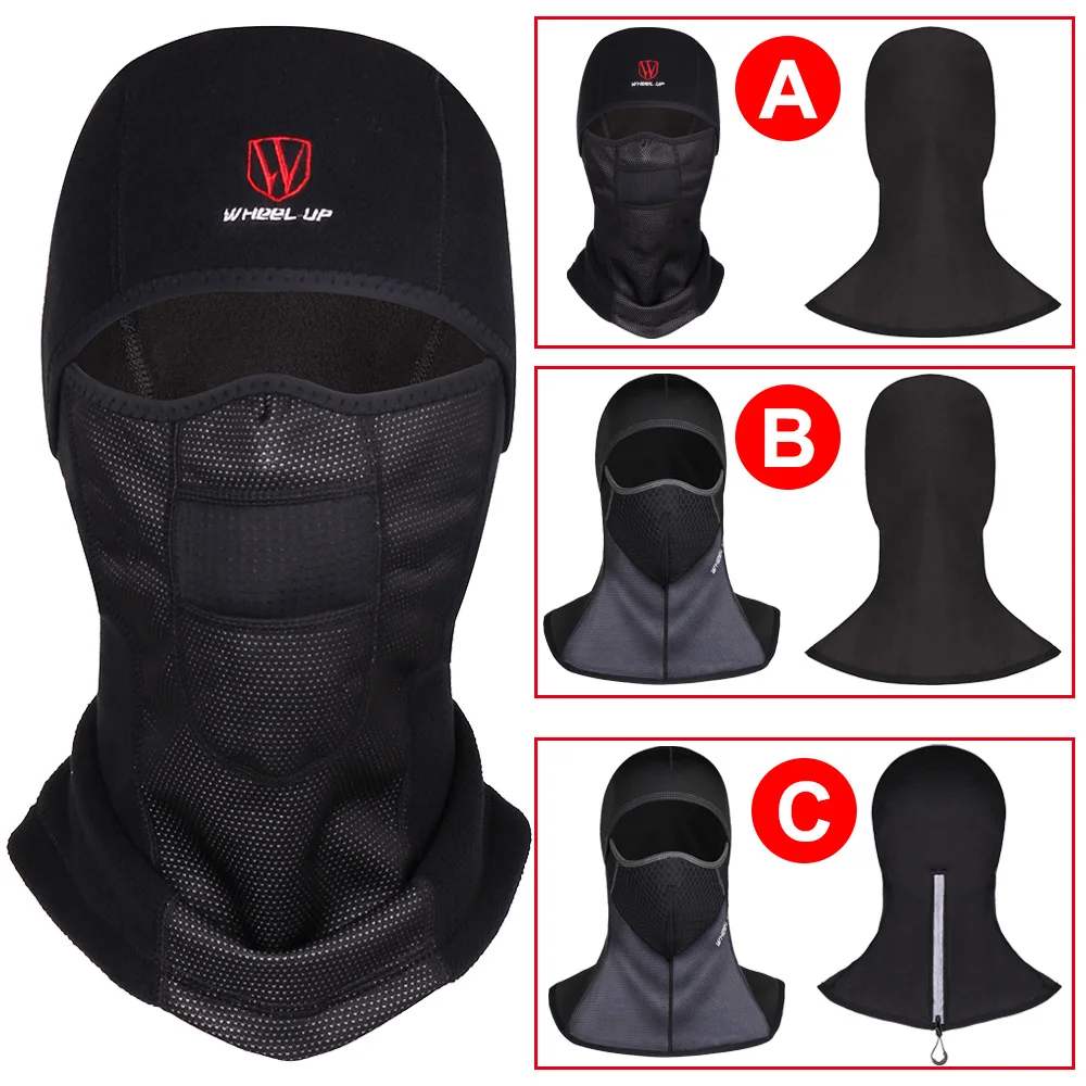 Зимняя велосипедная ветрозащитная маска теплый шарф балаклава бархатная для