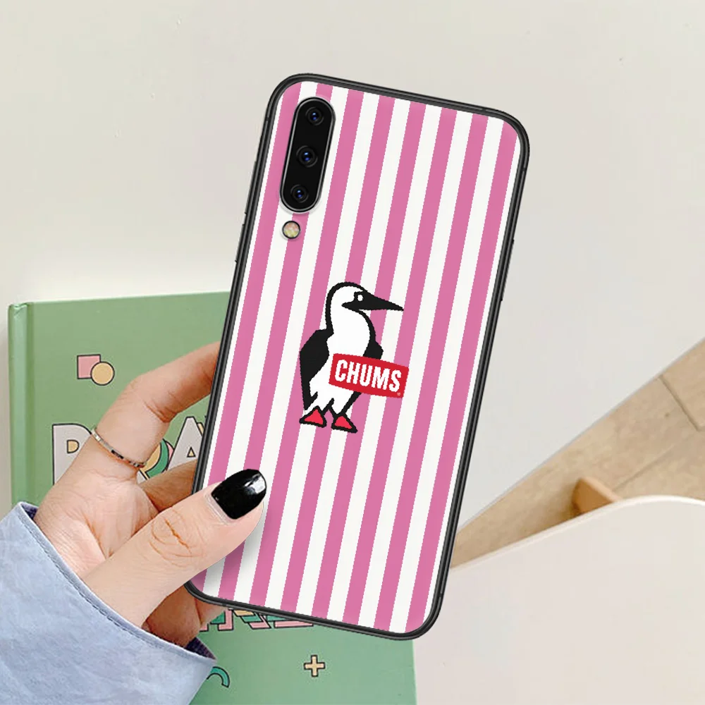 

Fashion brand CHUMSs Phone Case For Samsung Galaxy A 3 5 7 8 10 20 20E 21S 30 30S 40 50 51 70 71 black Shell Pretty Back Tpu