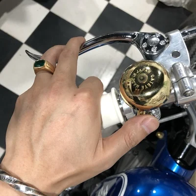 

High-quality Bicycle Retro Classic Copper Bell Vigorous And Loud Steel Pipe Bike Cycling Accessories