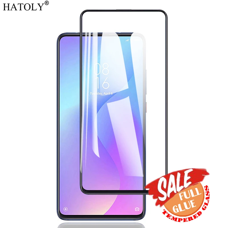 Полное покрытие клея для стекла Xiaomi Mi 9T Pro защита экрана закаленное стекло