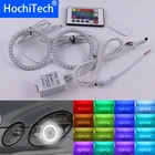 Для Mercedes Benz e class w211 E200 E220 E270 E280 E320 E420 CDI 2003-09 Многоцветный комплект светодиодов глаза ангела RGB Halo кольца Дневной светильник