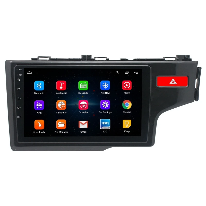 1 + 16G Android 8 автомобильный Радио мультимедийный плеер для Honda Fit Right Rudder 2014-2019