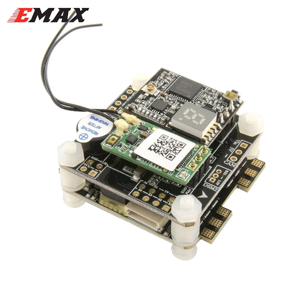 Emax F4 Magnum Все в одном FPV стек башня система OSD 4 1 BLHeli_S 30A ESC VTX FrSky XM + RX для