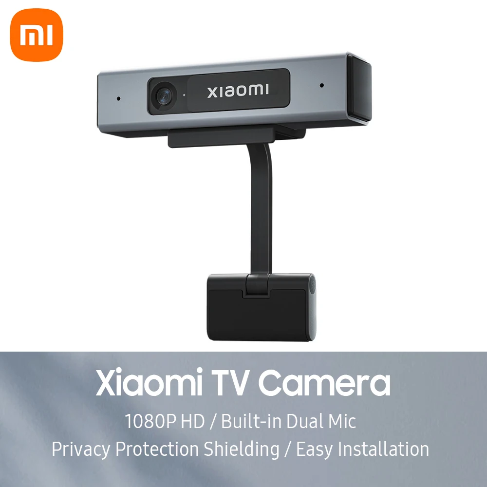 ТВ камера Xiaomi Mi 1080P HD веб с микрофоном тройная установка защита телевизора