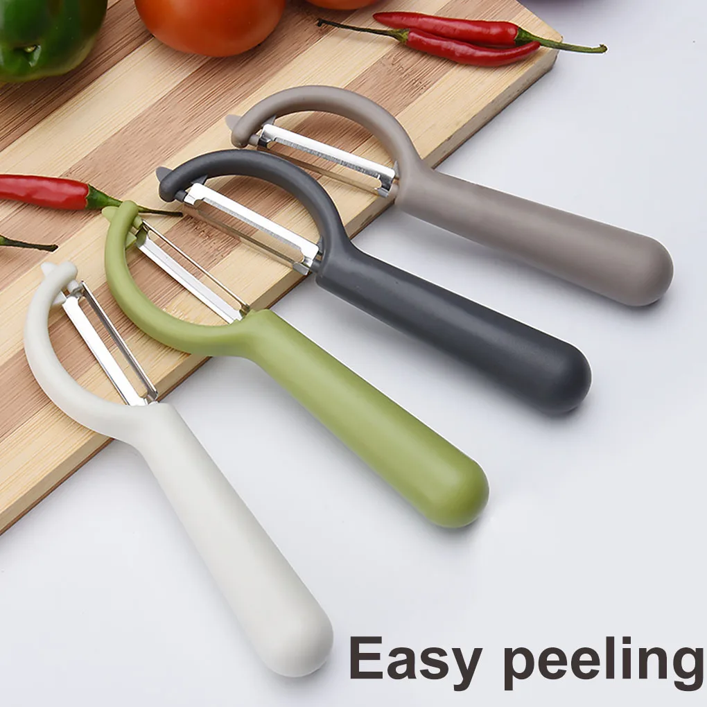 Овощечистка 1 шт. из нержавеющей стали для фруктов овощей картофеля моркови