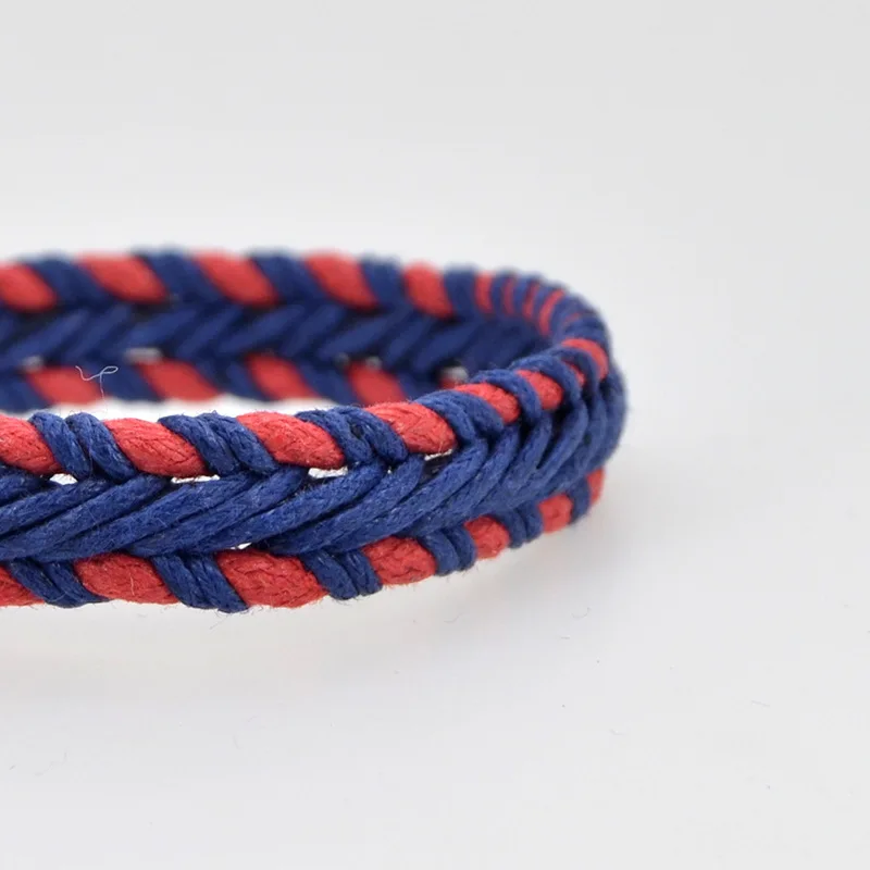 Браслеты синего цвета для женщин и мужчин регулируемые модные украшения подарки