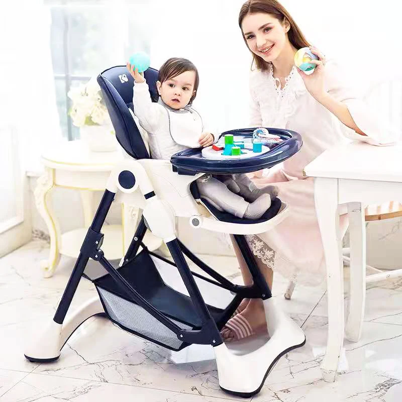 British Karmababy Baby Dining Chair Multifunctional Adjustable Seat Reclining Foldable Child Seat Japanese Designer Joint Model