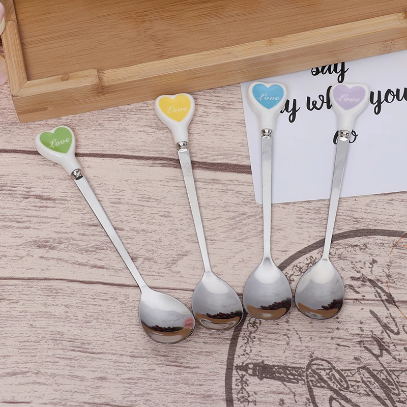 Ложка для мороженого в форме сердца из нержавеющей стали | Дом и сад