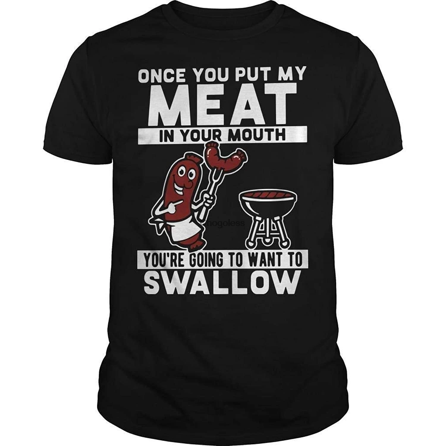 После того как вы поставить мой мясо во рту захотите футболка Swallow | Мужская