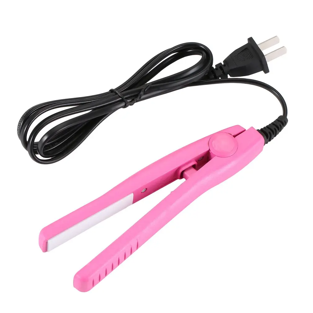 

Mini Electric Splint Flat Iron Ceramic Hair Curler & Straightener Hair Perming Hair Styling Appliance Hair Crimper US 220V