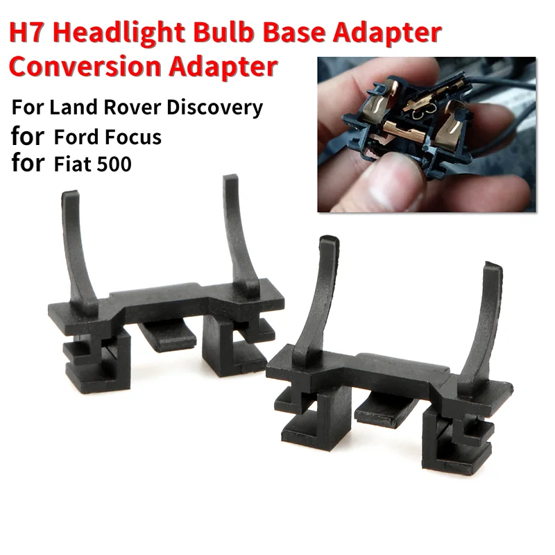 2 шт. Автомобильный светодиодный H7 фар адаптер основы лампы для Ford Focus Land Rover Discovery