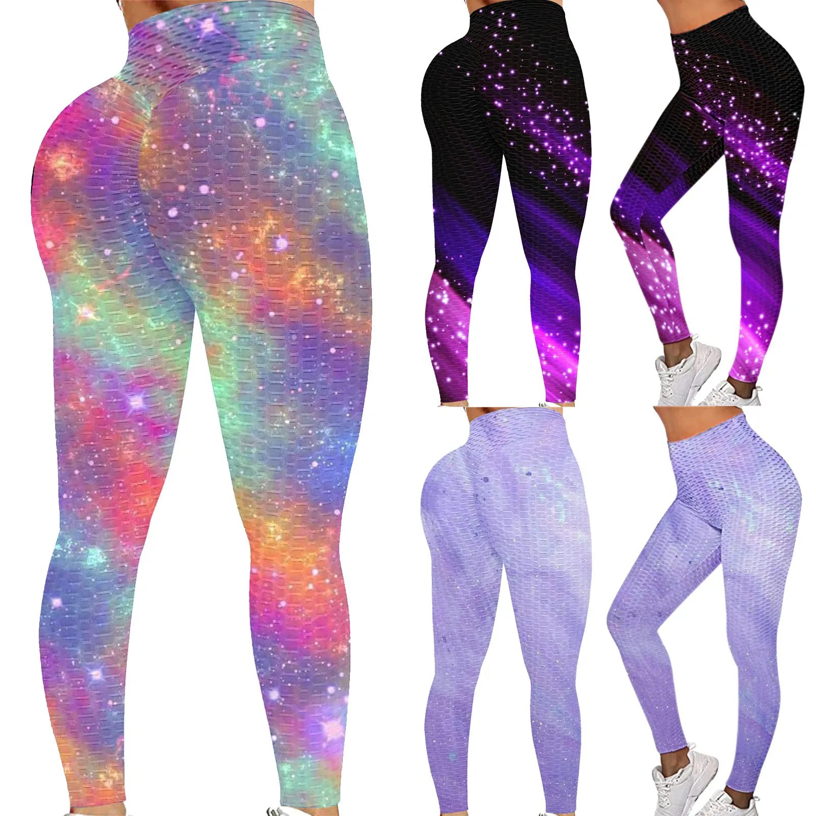 

Women's Pants Printing Leggings Women Tights Bubble Hip Lifting Exercise Fitness Gym High Waist Yoga Pants Sport Woman Tights